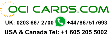 OCI Agents OCI Services India E Visa UK USA Canada OCIcards.com